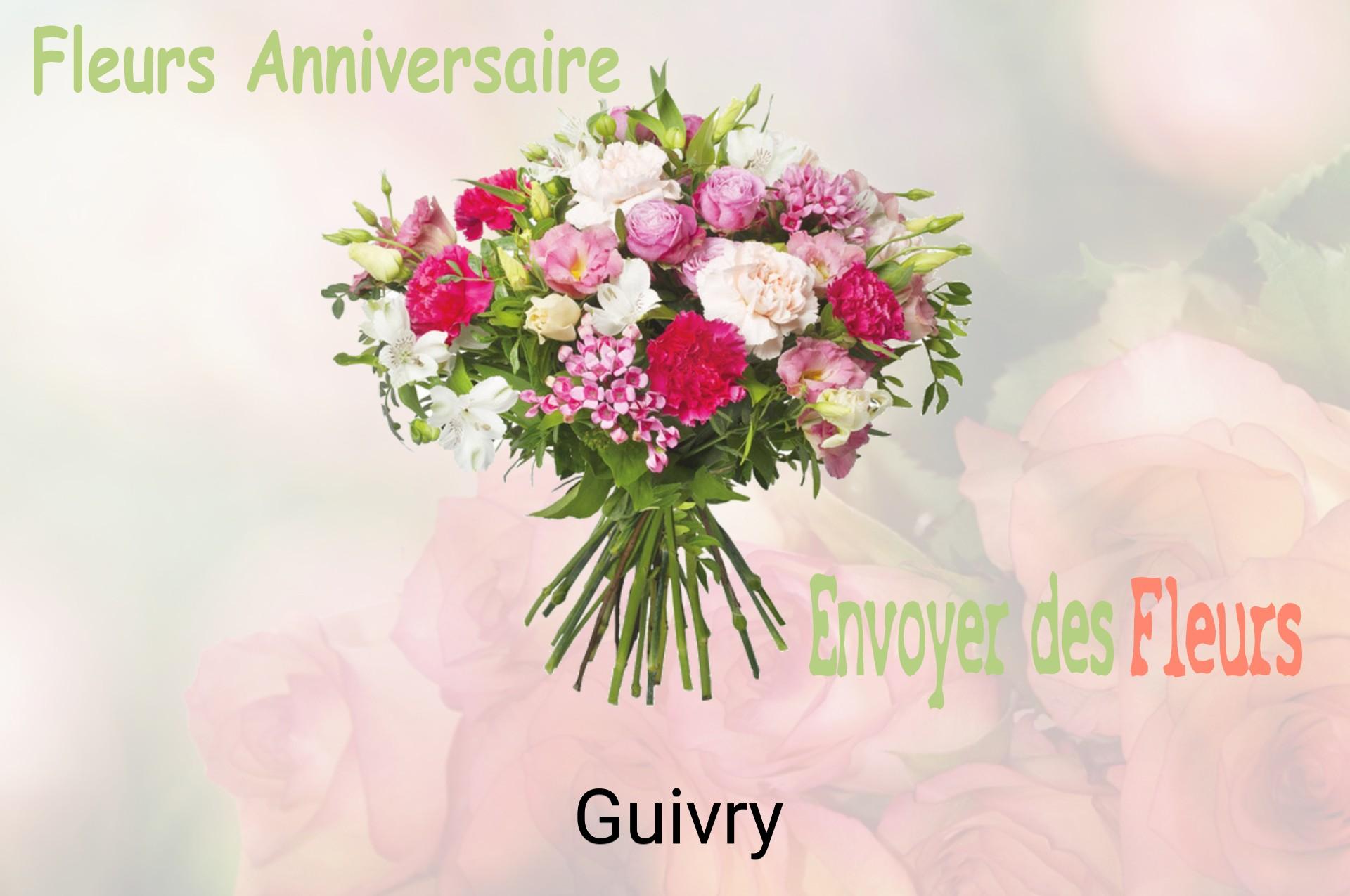 Bouquet de fleurs d’anniversaire livré à Guivry
